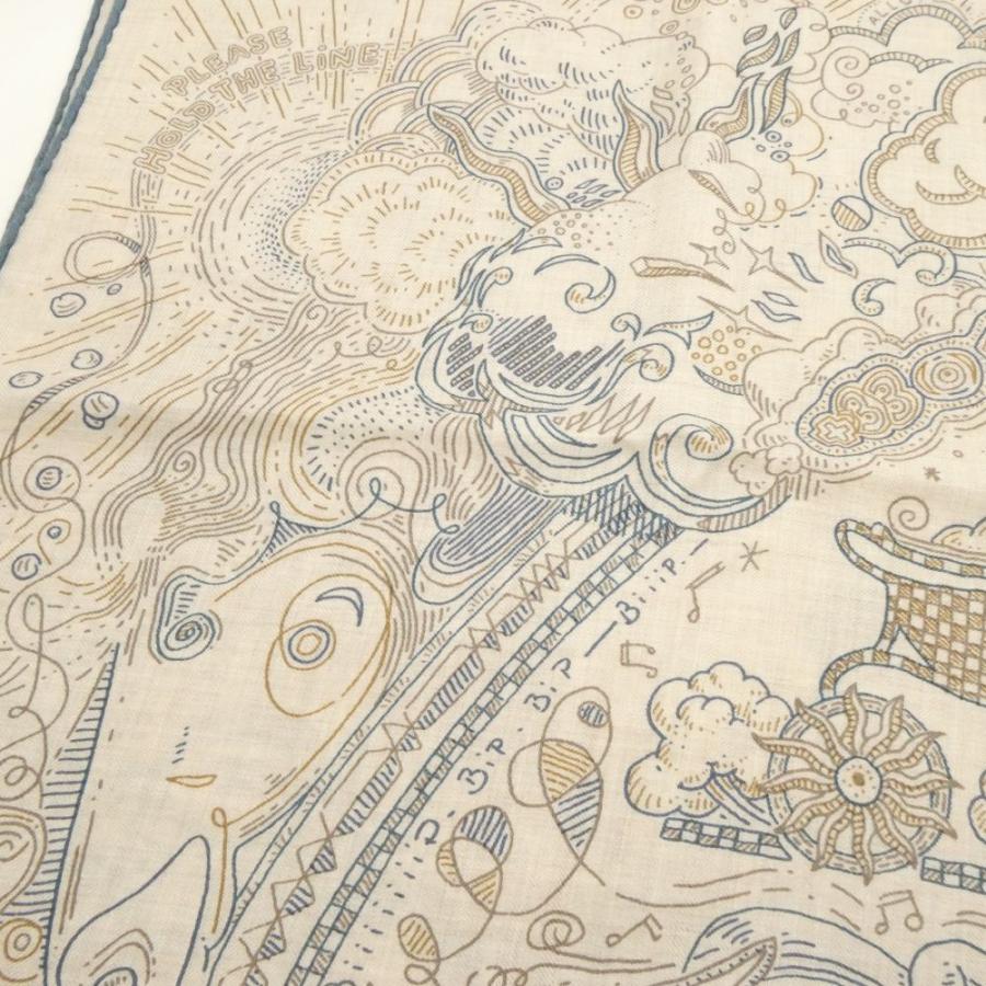 美品 HERMES エルメス カレH 100 「プリーズ・ホールド・ザ・ライン