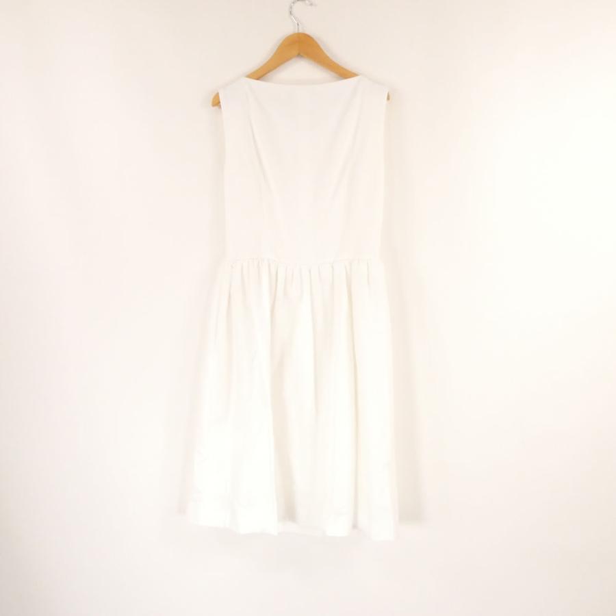 フォクシー☆綿混 日本製 ノースリーブ バルーン コクーン ワンピース