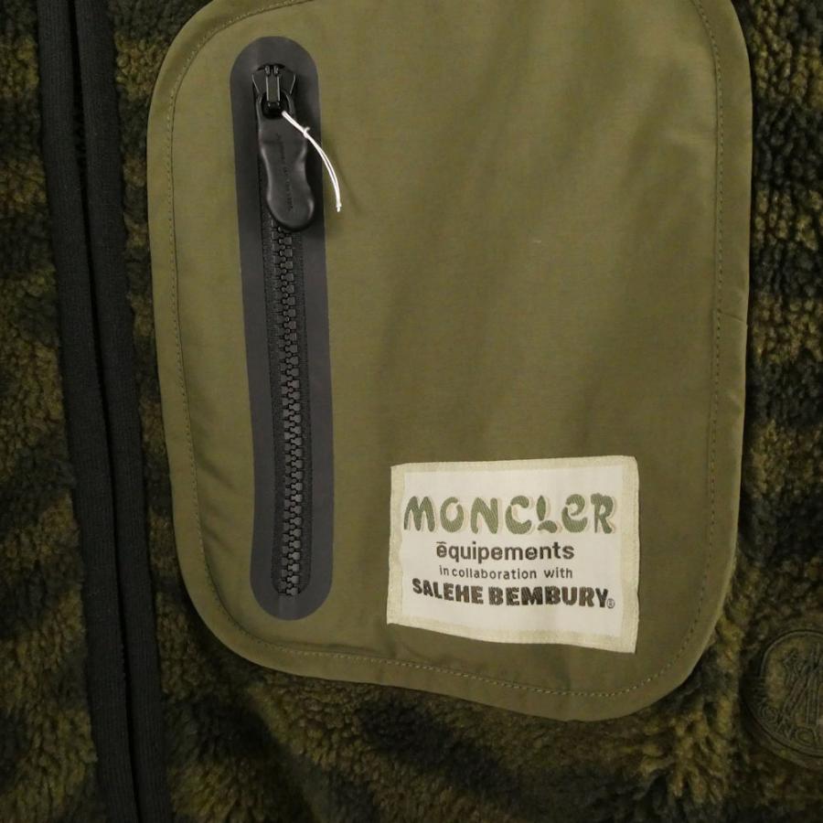 美品 MONCLER MONCLER GENIUS モンクレール ジーニアス SALEHE BEMBURY (8G00004-M3282) フリースジャケット M ポリエステル他 ジップアップカーディガン メンズ AY6924W1 美品 MONCLER GENIUS モンクレール ジーニアス SALEHE BEMBURY 8G00004