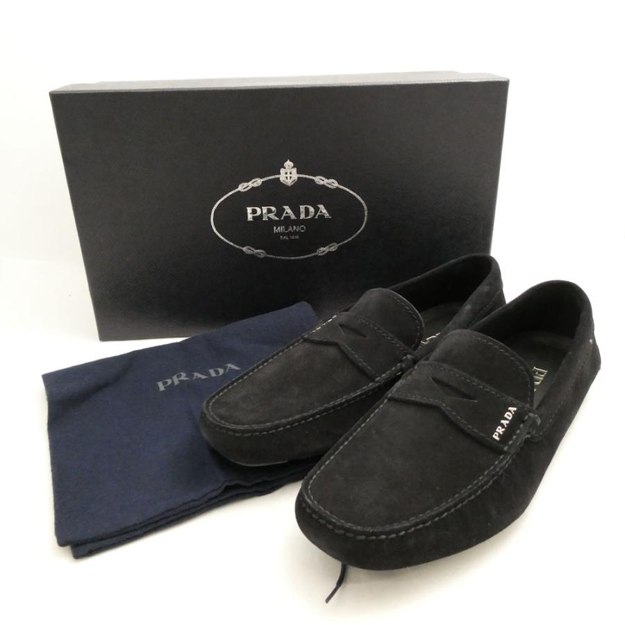 PRADA（プラダ） 美品 2DD001 ドライビングシューズ 6 25cm相当 革靴
