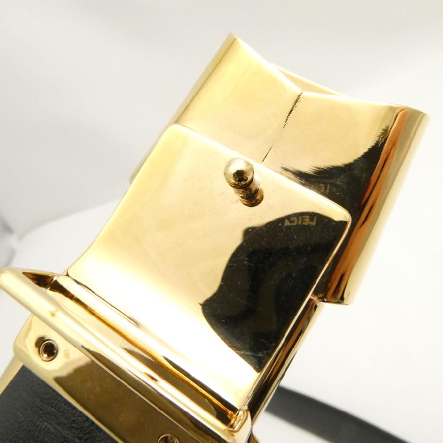 美品 CELINE セリーヌ リボンバックル ベルト L レディース AY7245 CELINE - 美品 CELINE セリーヌ リボンバックル ベルト L レディース
