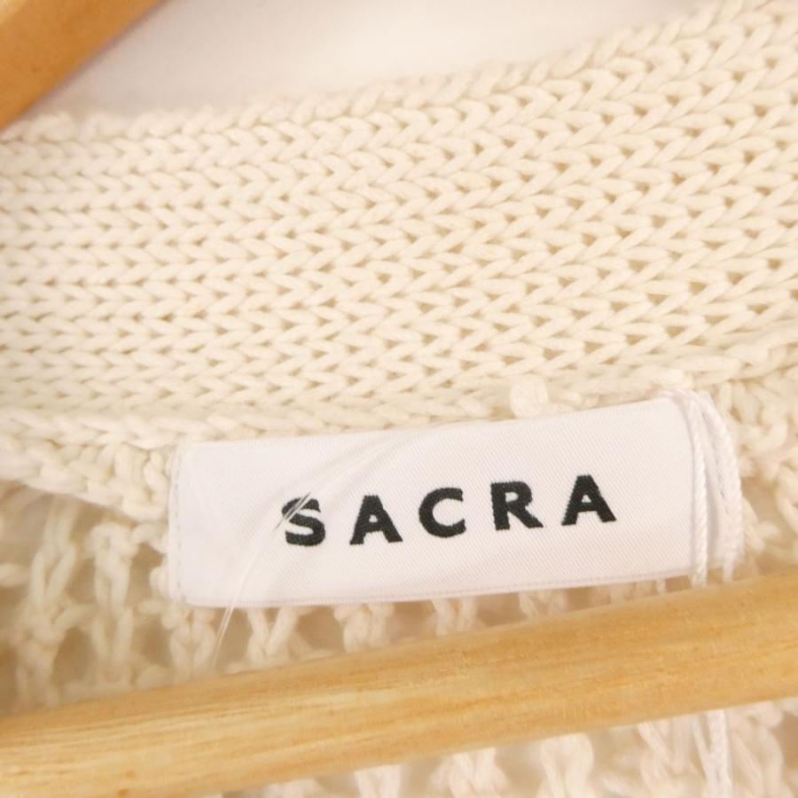 未使用 SACRA サクラ 124133081 カーディガン 38 リネン コットン 長袖 ニット レディース AY7272A14 SACRA（サクラ） 未使用 124133081 カーディガン 38 リネン コットン