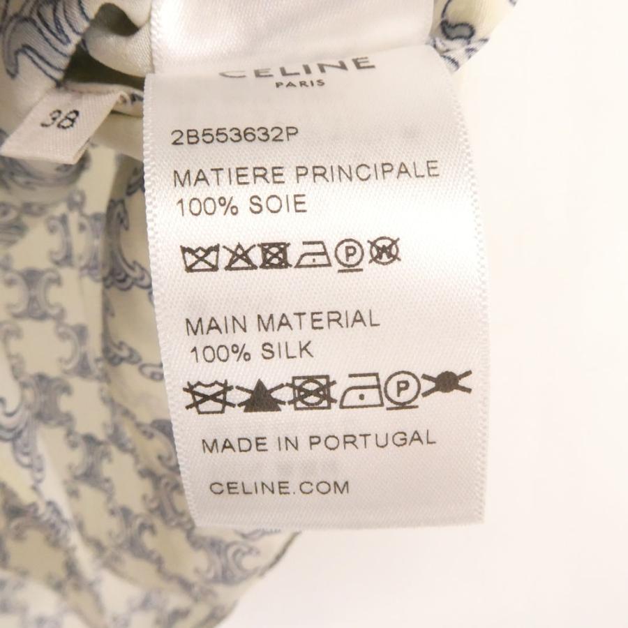 CELINE（セリーヌ） 2B553632P ブラウス 38 シルク100％ トリオンフ 