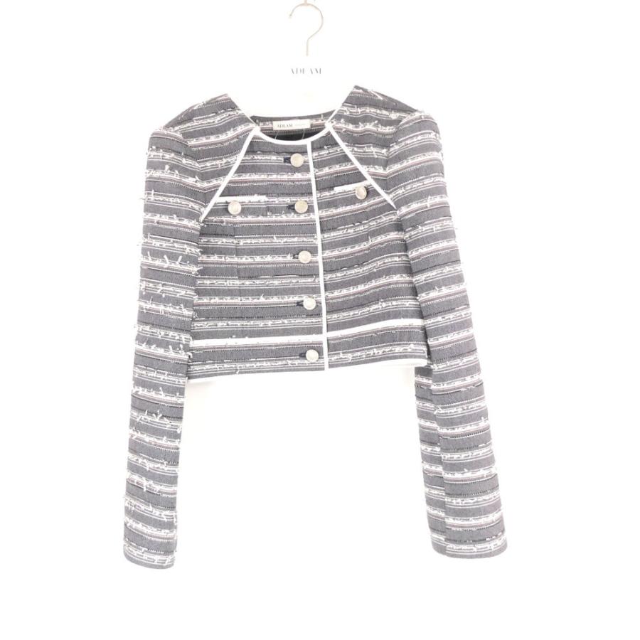 ADEAM（FOXEY） 美品 ADEAM アディアム 43546 ジャケット XS レーヨン 