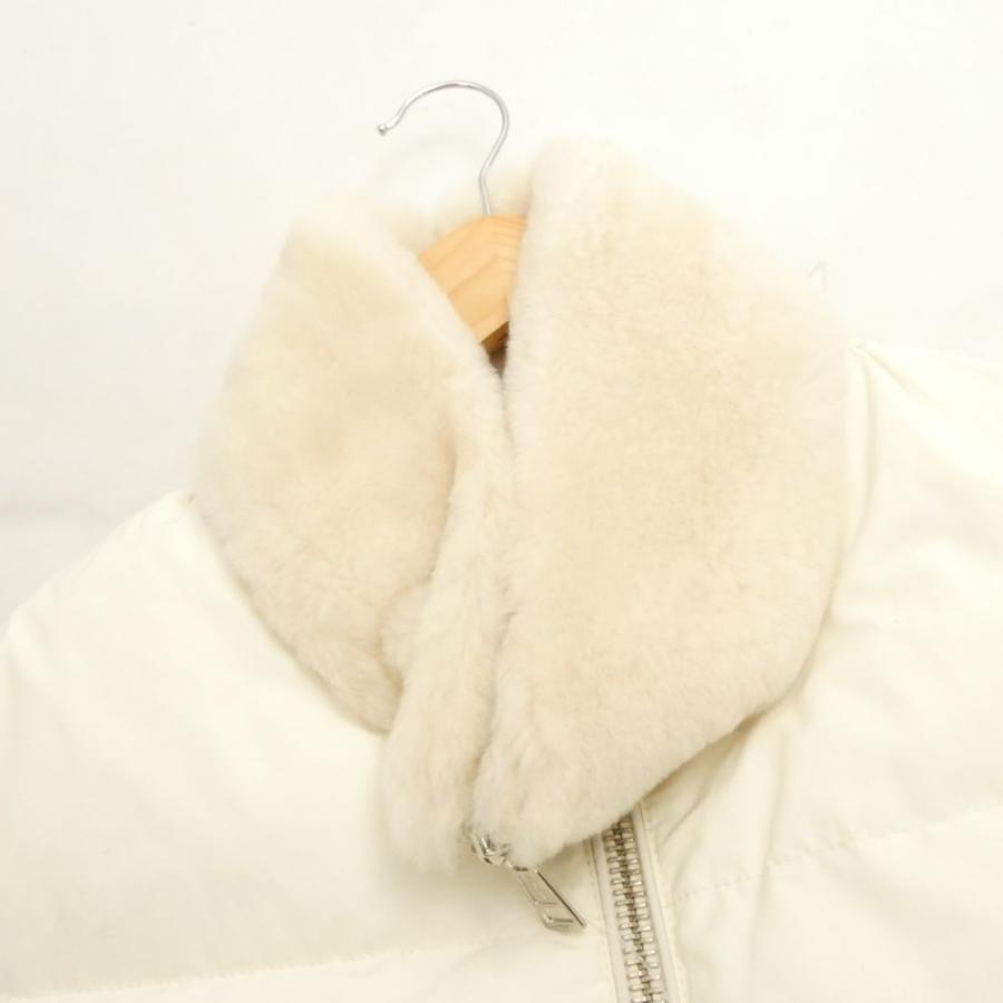 美品 1PIU1UGUALE3 ウノピュウノウグァーレトレ RIB SLEEVE MOUTON