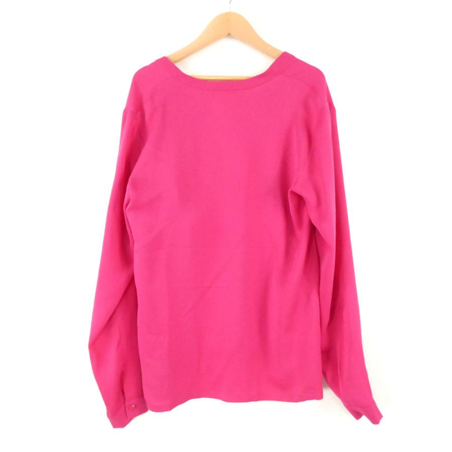 美品 MAXMARA マックスマーラ ブラウス 36 Sサイズ相当 シルク100％ 長袖 Vネック レディース AY7791A46 Max Mara（マックスマーラ） 美品 ブラウス 36 Sサイズ相当 シルク100