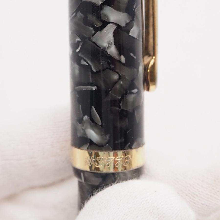 美品 PLATINUM プラチナ万年筆 3776 センチュリー セルロイド 万年筆 14K 中 カートリッジ式 HD186W3 プラチナ万年筆 美品 PLATINUM 3776 センチュリー セルロイド 万年筆
