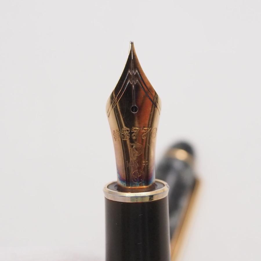 美品 PLATINUM プラチナ万年筆 3776 センチュリー セルロイド 万年筆 14K 中 カートリッジ式 HD186W3 プラチナ万年筆 美品 PLATINUM 3776 センチュリー セルロイド 万年筆