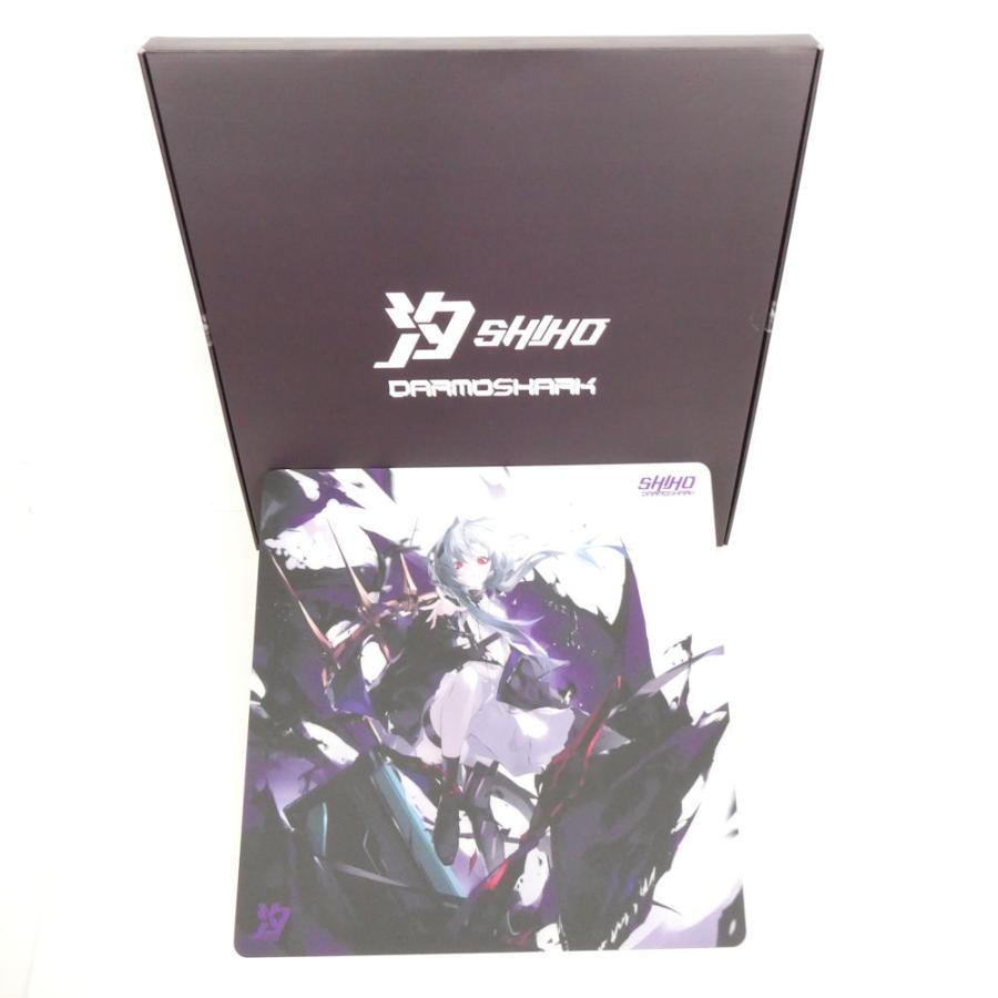 美品 Darmoshark GP501 汐 SHIHO ガラスマウスパット PC周辺機器 