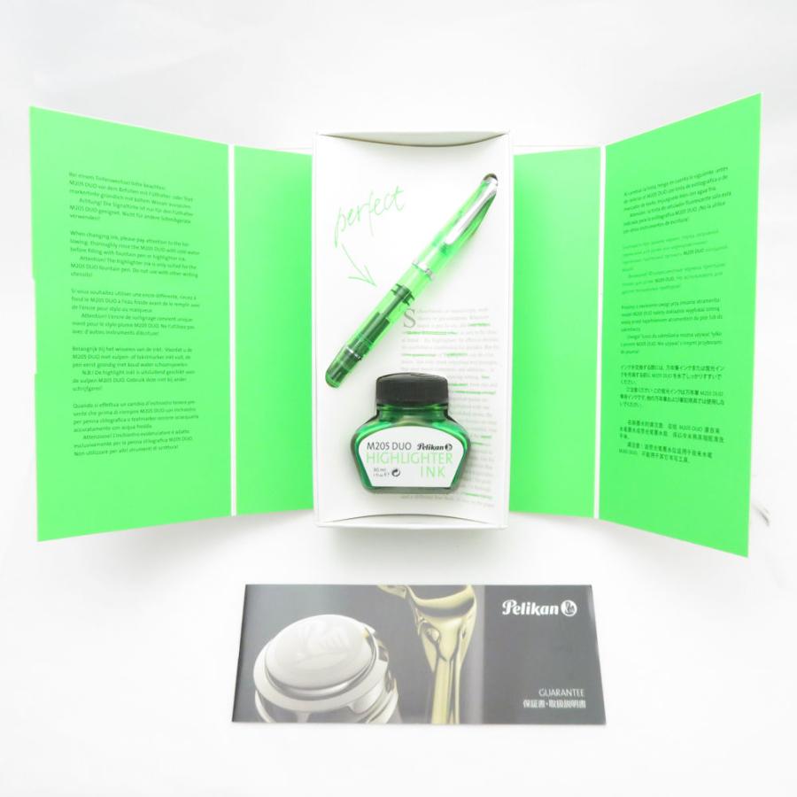 未使用 PELIKAN ペリカン M205 DUO 万年筆 筆記時14.5cm BB 極太字  