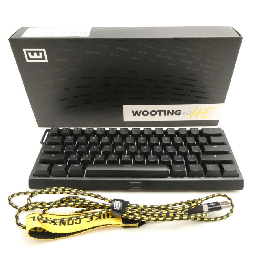 美品 Wooting ウーティン WK3-US2-L60-001 60HE キーボード