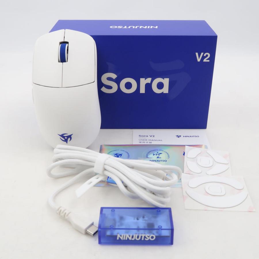 美品 Ninjutso ニンジュツォ Sora V2 ソラ 空 ゲーミングマウス 