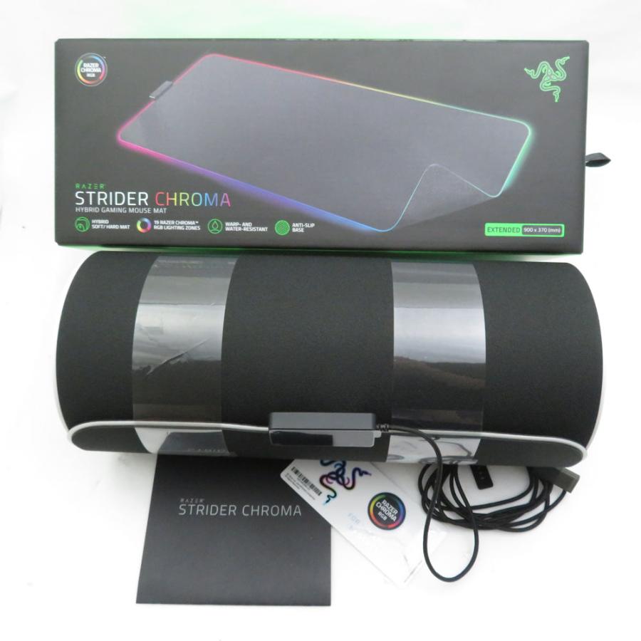 美品 RAZER レイザー STRIDER CHROMA ゲーミングマウスパッド 