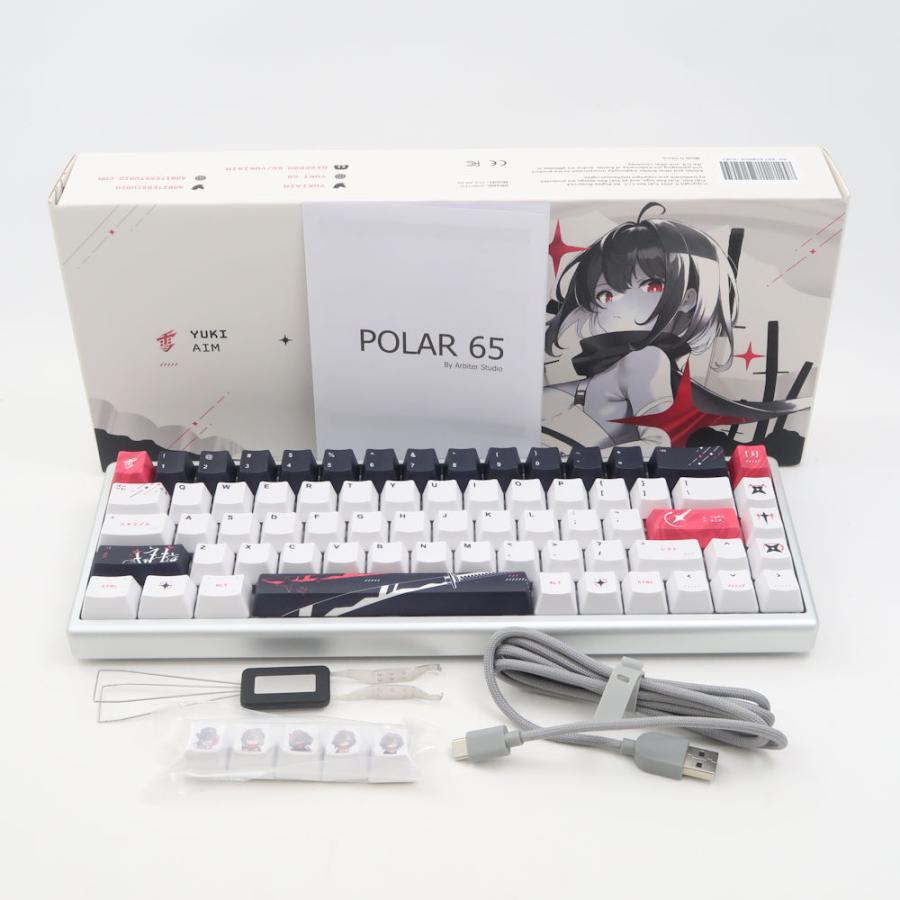 美品 YukiAim ユキエイム Polar 65 Katana Collection ゲーミング 
