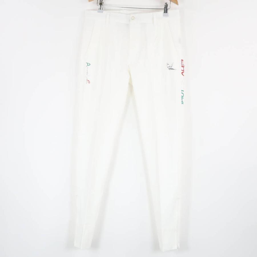 美品 1PIU1UGUALE3 ウノピュウノウグァーレトレ GDP009-POE418 デルピエロコラボ ゴルフパンツ IV(M) ナイロン他 裾ジップ スラックス スポーツウェア メンズ HU1331A83 美品 1PIU1UGUALE3 ウノピュウノウグァーレトレ GDP009-POE418
