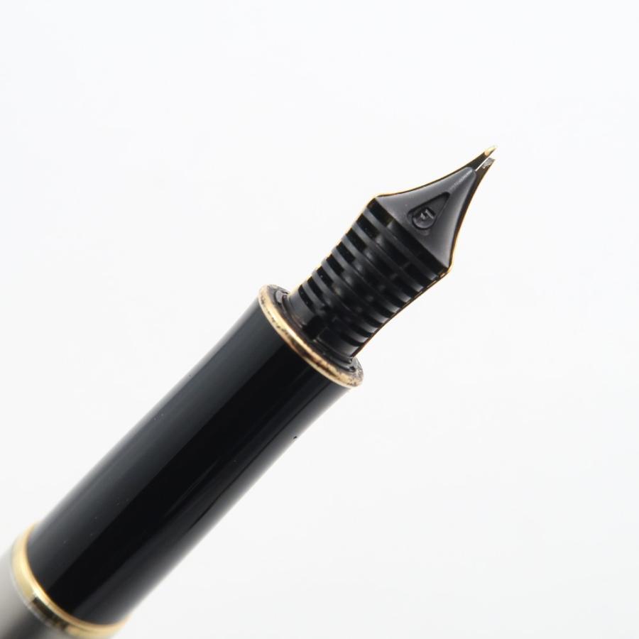 美品 PARKER パーカー ソネット 万年筆 全長13 F字 銀 金 文房具 筆記用具 HU1434W3 PARKER（パーカー） 美品 ソネット 万年筆 全長13 F字 銀 金 文房具