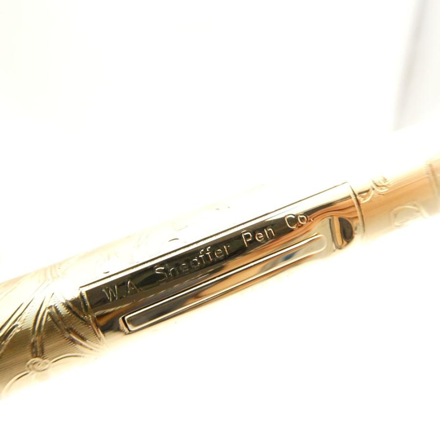 美品 Sheaffer シェーファー 1995年6000本限定 リミテッドエディション コメモラティブ 万年筆 ペン先18K750 金 M 中字 レバー充填式 筆記用具 文房具 HU1758W3 SHEAFFER（シェーファー） 美品 1995年6000本限定 リミテッド