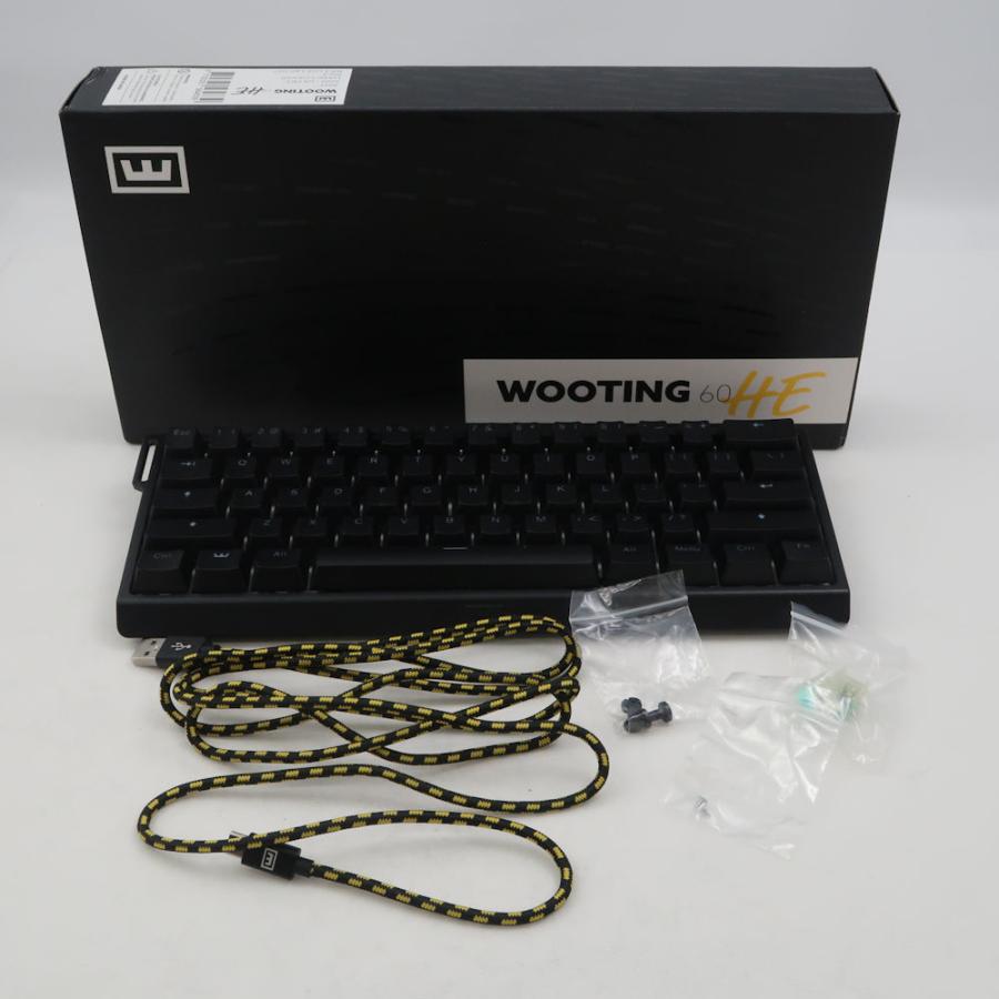 美品 Wooting ウーティン 60HE 有線 ゲーミングキーボード ラピッド 