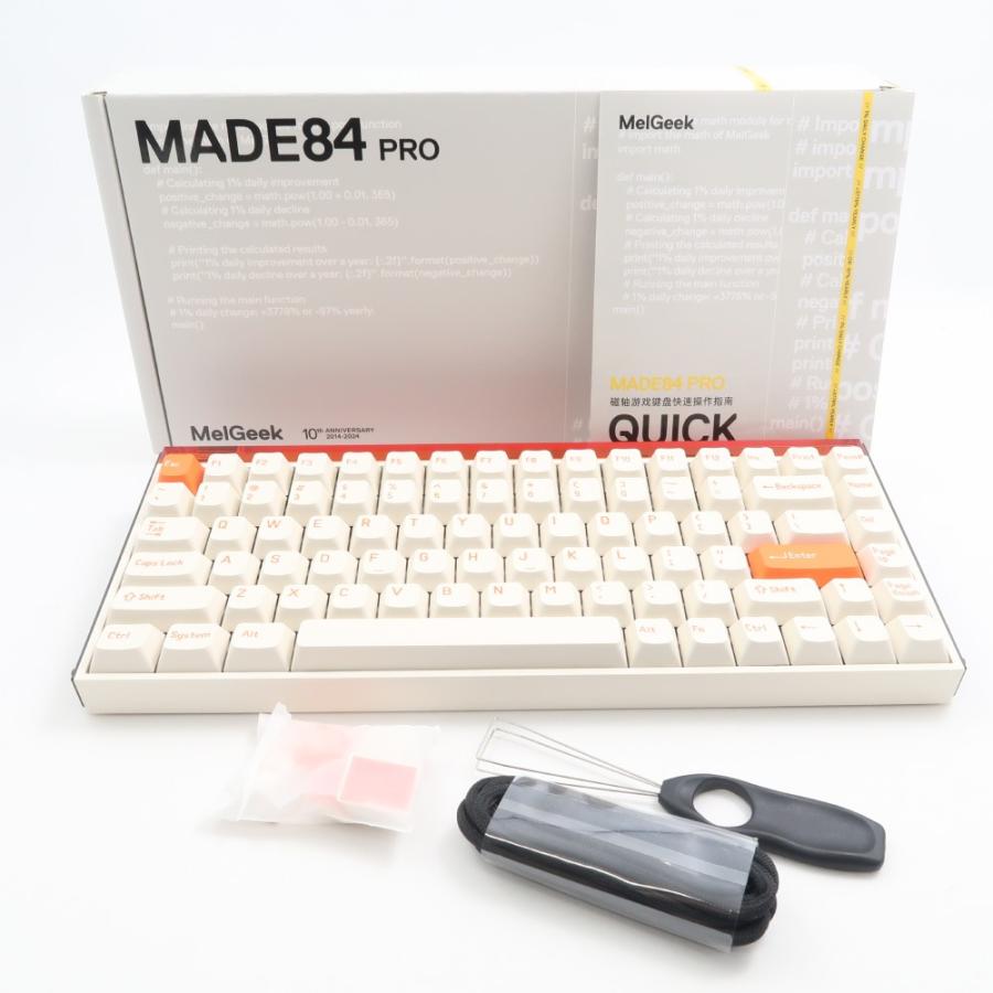 美品 MelGeek メルギーク MADE84PRO テンキーレス ゲーミング
