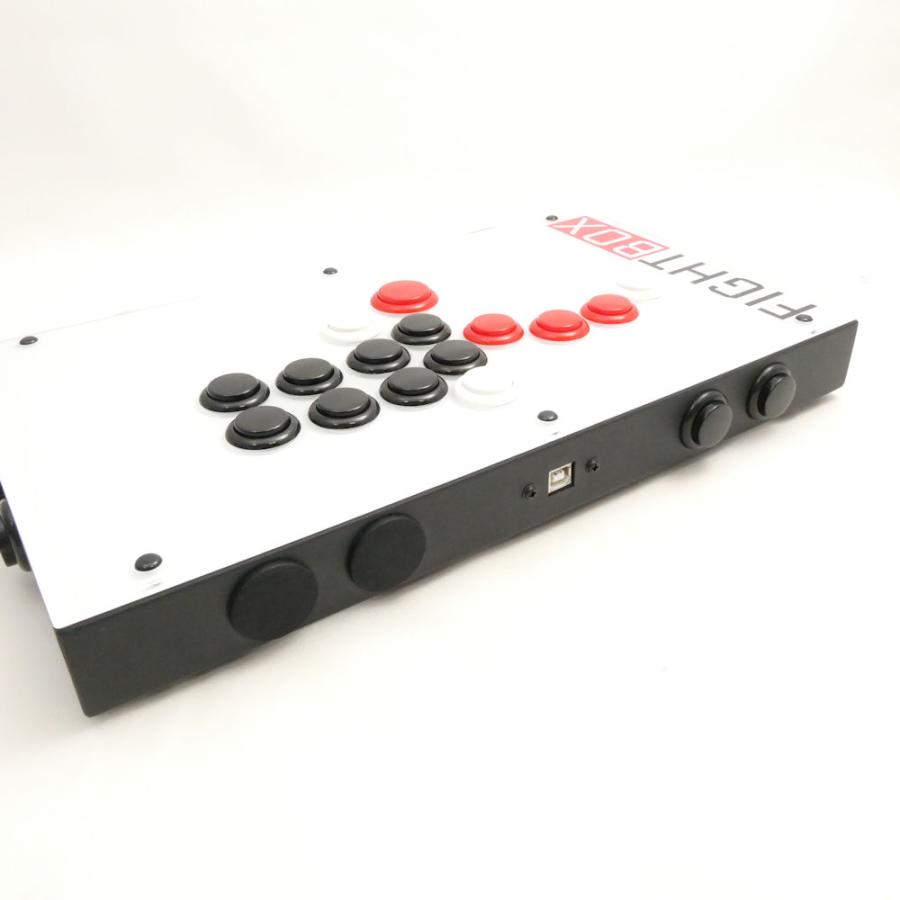 美品 FIGHTBOX F series レバーレス コントローラー アケコン 格闘ゲーム 15ボタン 兼用 HY1631の画像