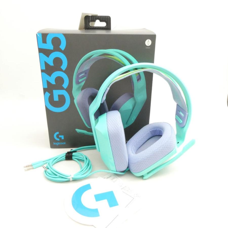 赤木 logicool  有線ゲーミングヘッドセット G335MN ミント logicool（ロジクール） 美品 logicool G G G335MN 有線ゲーミング