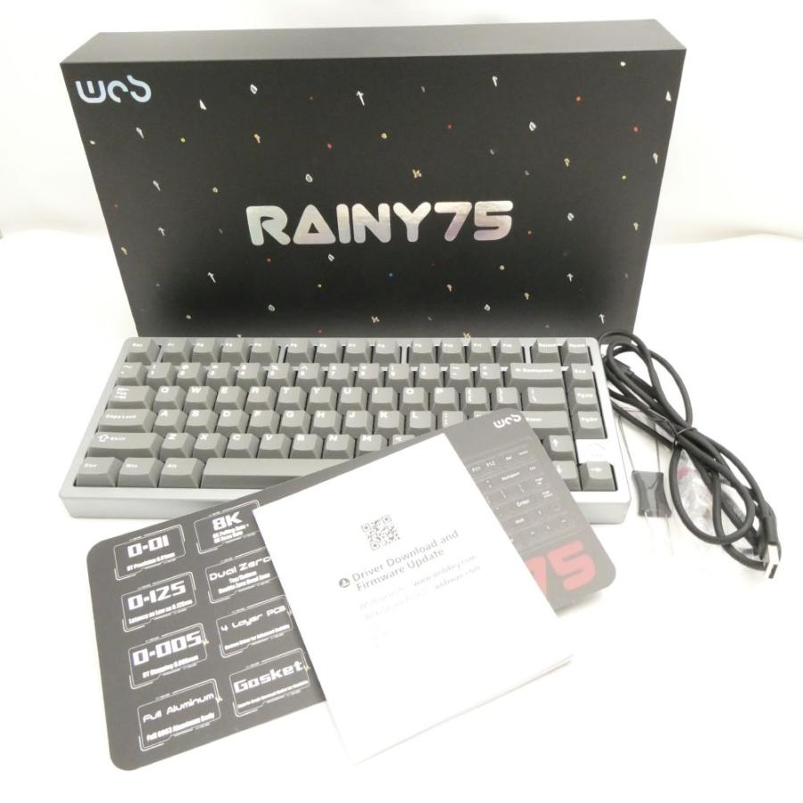 美品 WOBKEY Rainy75 RT Lite 有線 ゲーミングキーボード FPS e