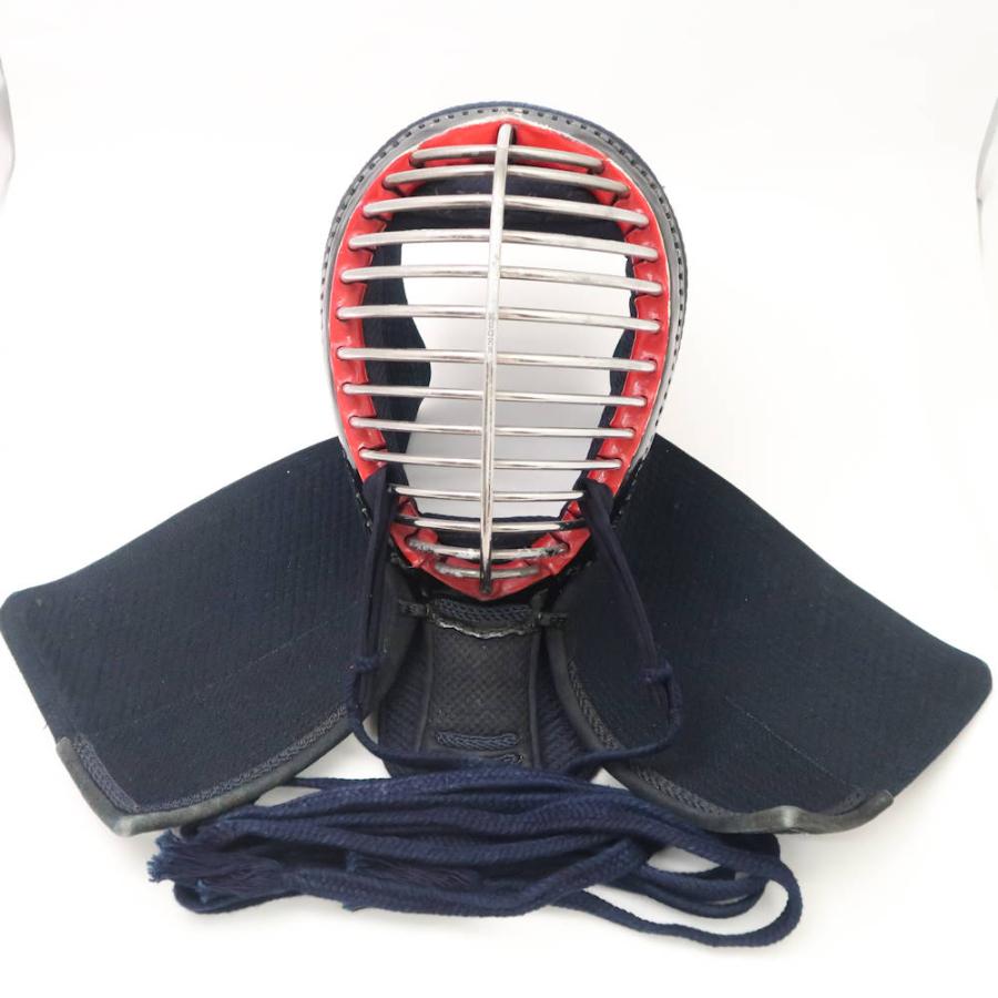 MUGEN 赤 剣道防具 面 頭部周り60cm/閂から面垂端20cm 武道 MUGEN 赤 剣道防具 面 頭部周り60cm/閂から面垂端20cm 武道
