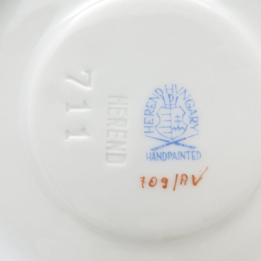 美品 Herend ヘレンド アポニーグリーン AV モカカップ＆ソーサー 2客 ペア SC10031C2の画像