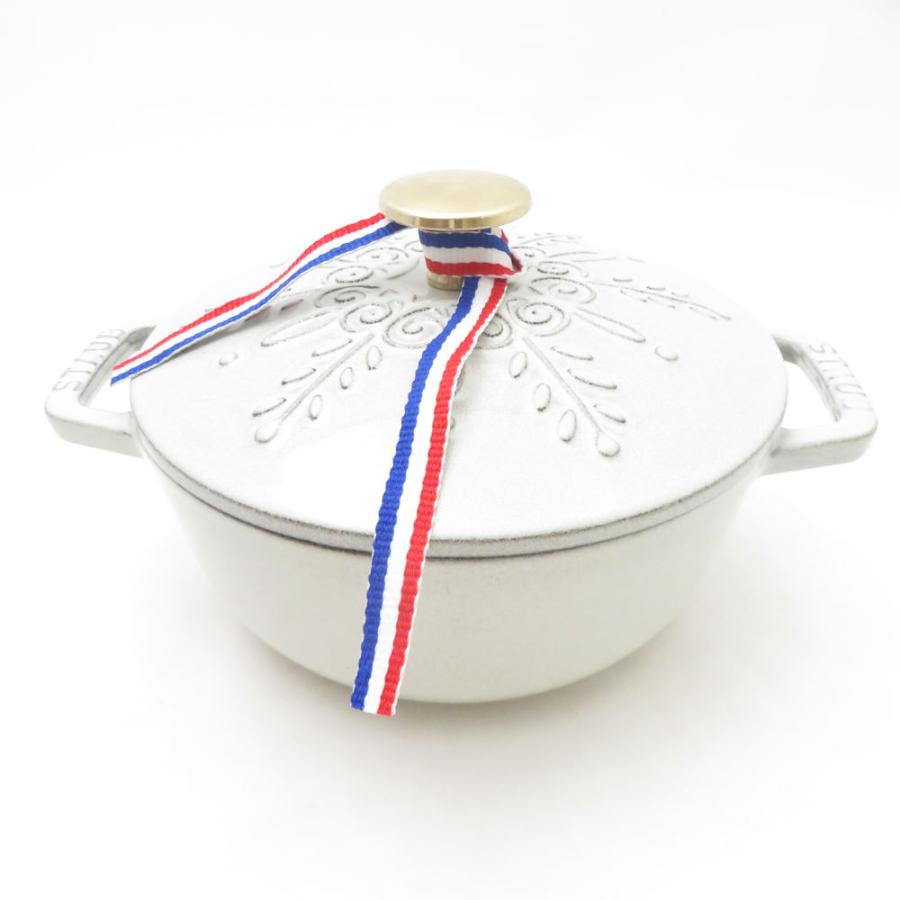 Staub（ストウブ） 未使用 Wa-NABE ワナベ S スノーフレーク 両手鍋