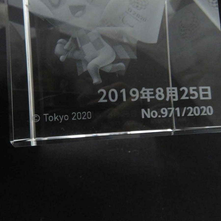 【五輪延期確定】2020東京オリンピッククリスタルスタンド 未使用 TOKYO 2020 東京2020公式オリジナル商品 1Year to Go!3D