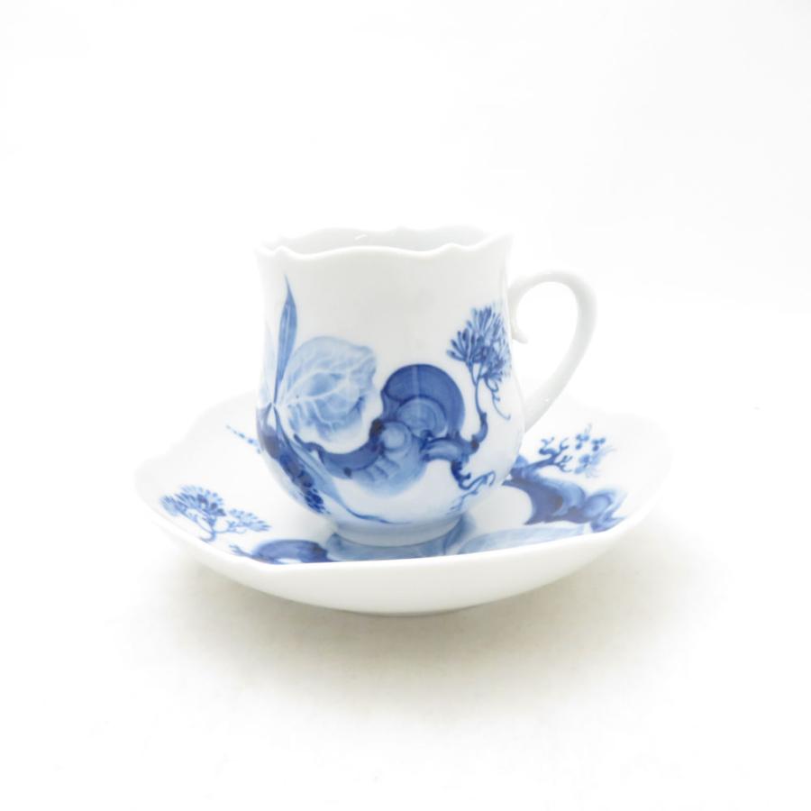 マイセン 未使用 MEISSEN ブルーオーキッド コーヒーカップ＆ソーサー 