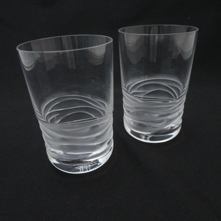 LALIQUE 美品 ラリック グラス 2点 ペア タンブラー SC8710Q1  