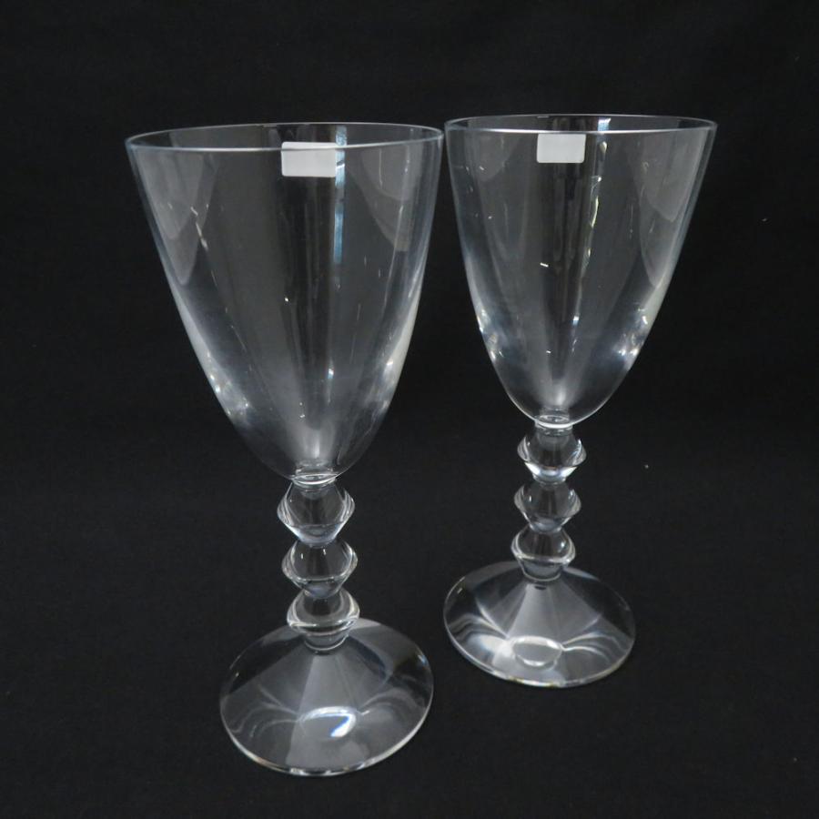 未使用 Baccarat バカラ ベガ ワイングラス 2客 ペア H18cm SC9716R1の画像