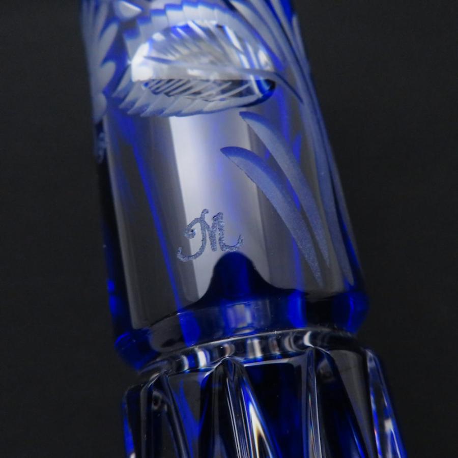 未使用 Meissen Crystal マイセンクリスタル 一輪挿し 高24cm 花瓶