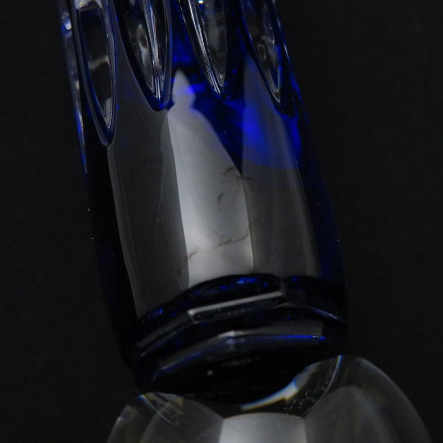 未使用 Meissen Crystal マイセンクリスタル 一輪挿し 高24cm 花瓶