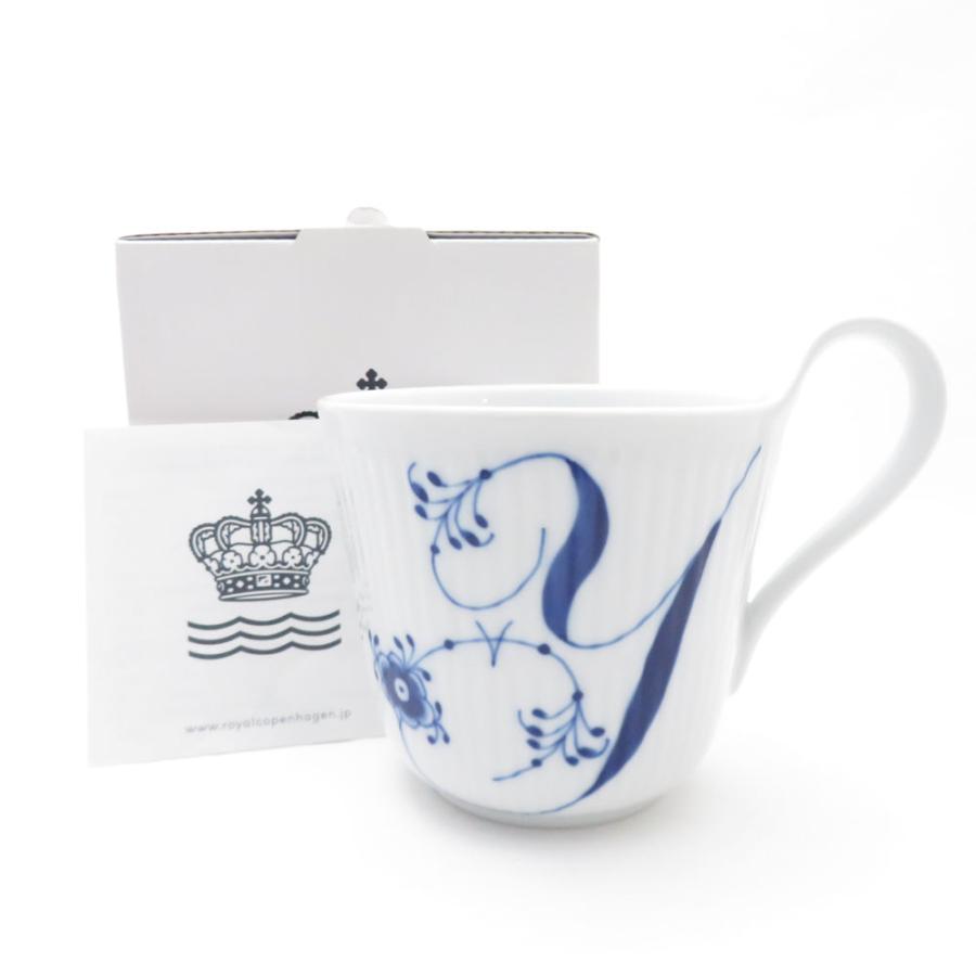 未使用 ROYAL COPENHAGEN ロイヤルコペンハーゲン アルファベットマグ 