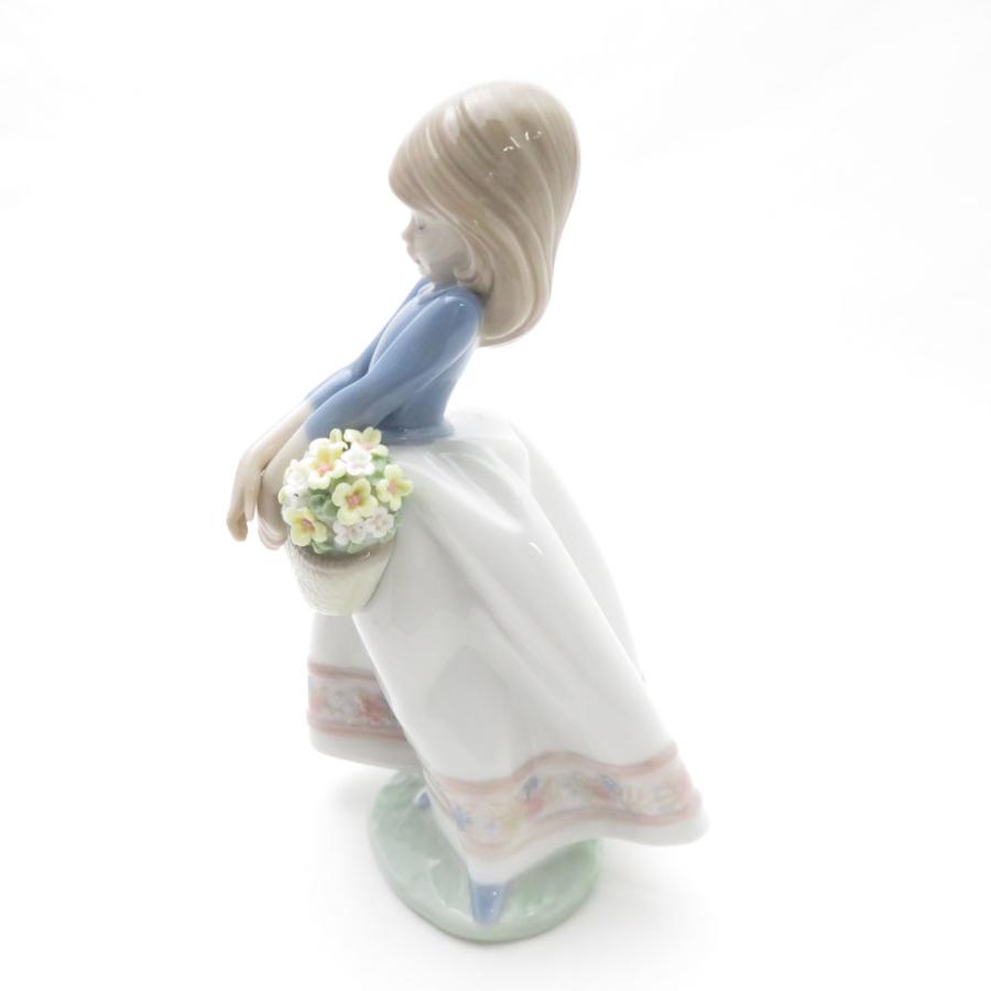未使用 LLADRO リヤドロ 5467 『五月の花』 フィギュリン 1点 置物 