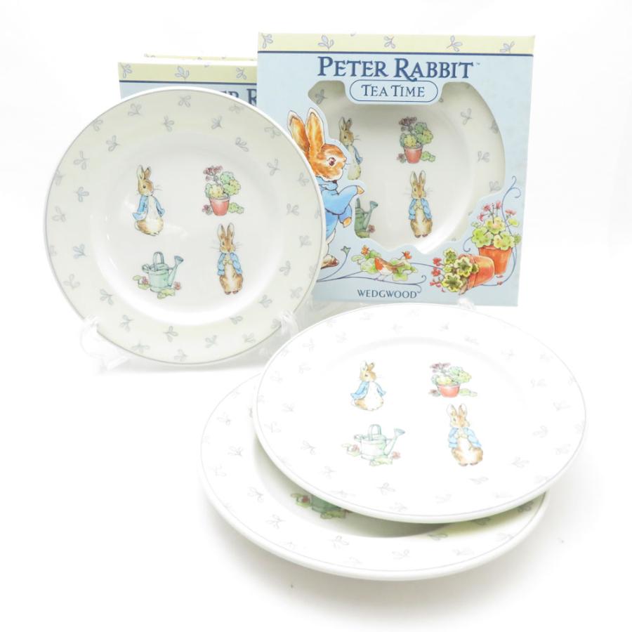 未使用 WEDGWOOD ウェッジウッド ピーターラビット 中皿 4枚 セット 
