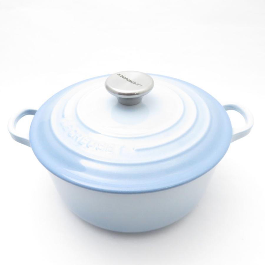 未使用 Le Creuset ルクルーゼ ココットロンド 両手鍋 コスタル 