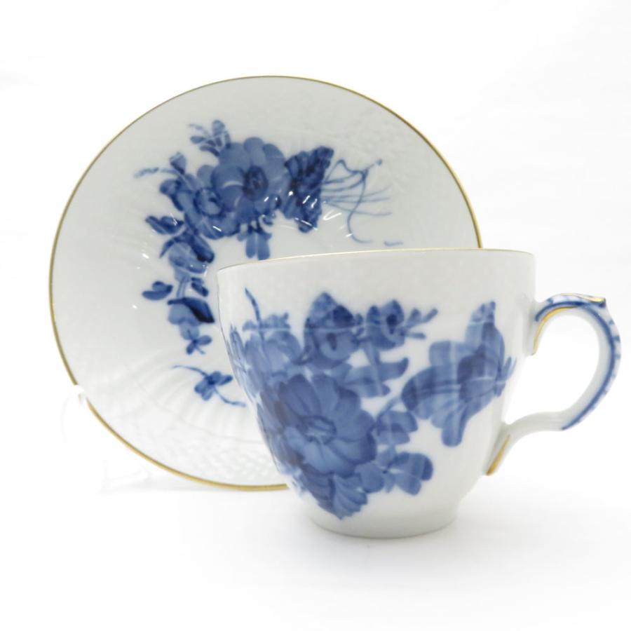 美品 ROYAL COPENHAGEN ロイヤルコペンハーゲン ブルーフラワーカーブ 