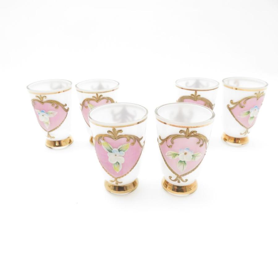 BOHEMIA Crystal ボヘミアクリスタル ハイエナメル リキュール グラス 