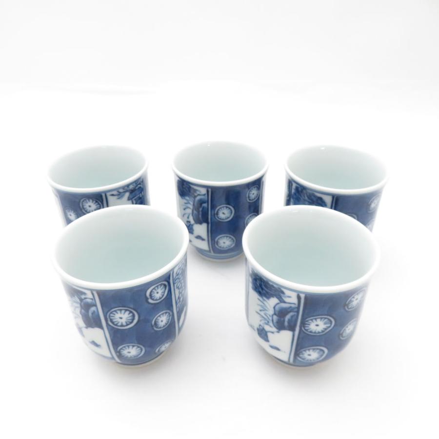 美品 源右衛門窯 祥瑞手丸紋 山水絵 酒器セット 7点 和食器 有田焼 瓢箪徳利 お猪口 SM4548S2 美品 源右衛門窯 祥瑞手丸紋 山水絵 酒器セット 7点 和食器 有田焼