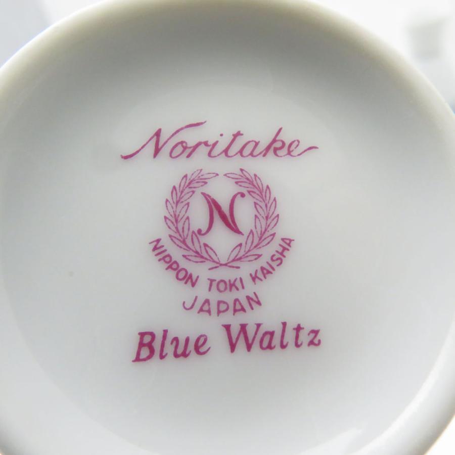 ノリタケ 美品 Noritake Blue Waltz ブルーワルツ 徳利＆お猪口 7点