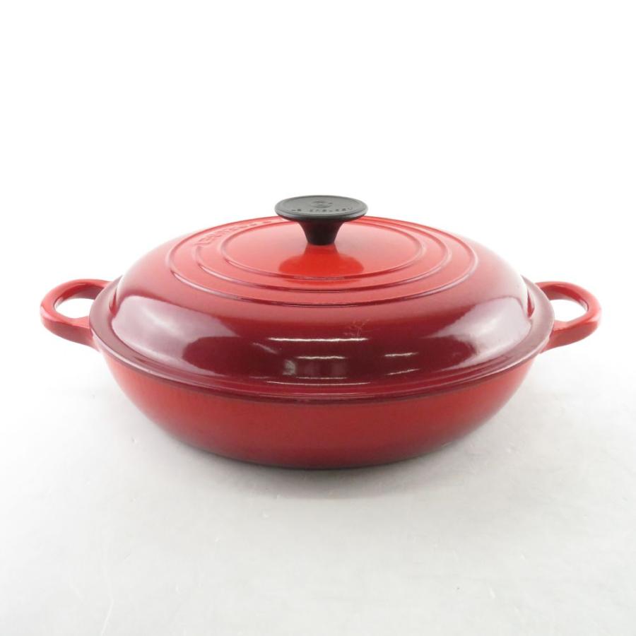 未使用 Le Creuset ルクルーゼ ビュッフェキャセロール 両手鍋 26cm 