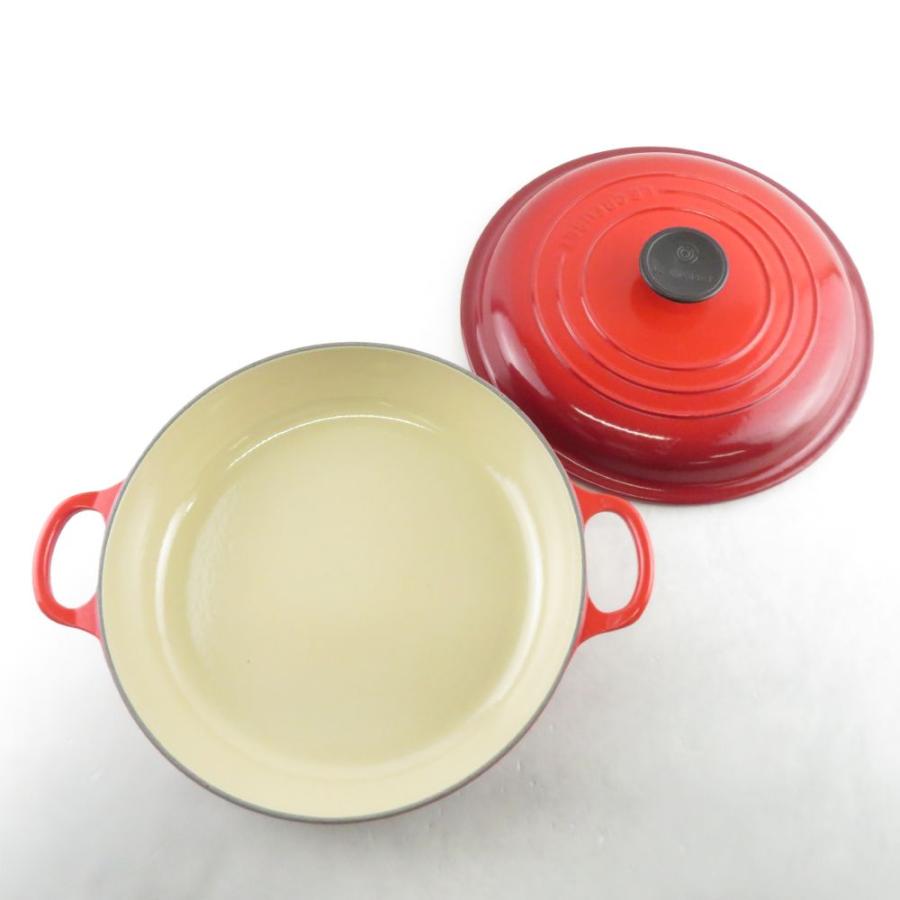 未使用 Le Creuset ルクルーゼ ビュッフェキャセロール 両手鍋 26cm 