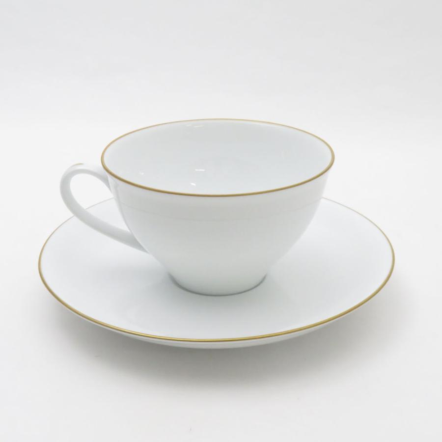 大倉陶園 美品 OKURA ゴールドライン カップ＆ソーサー 2客 ペア