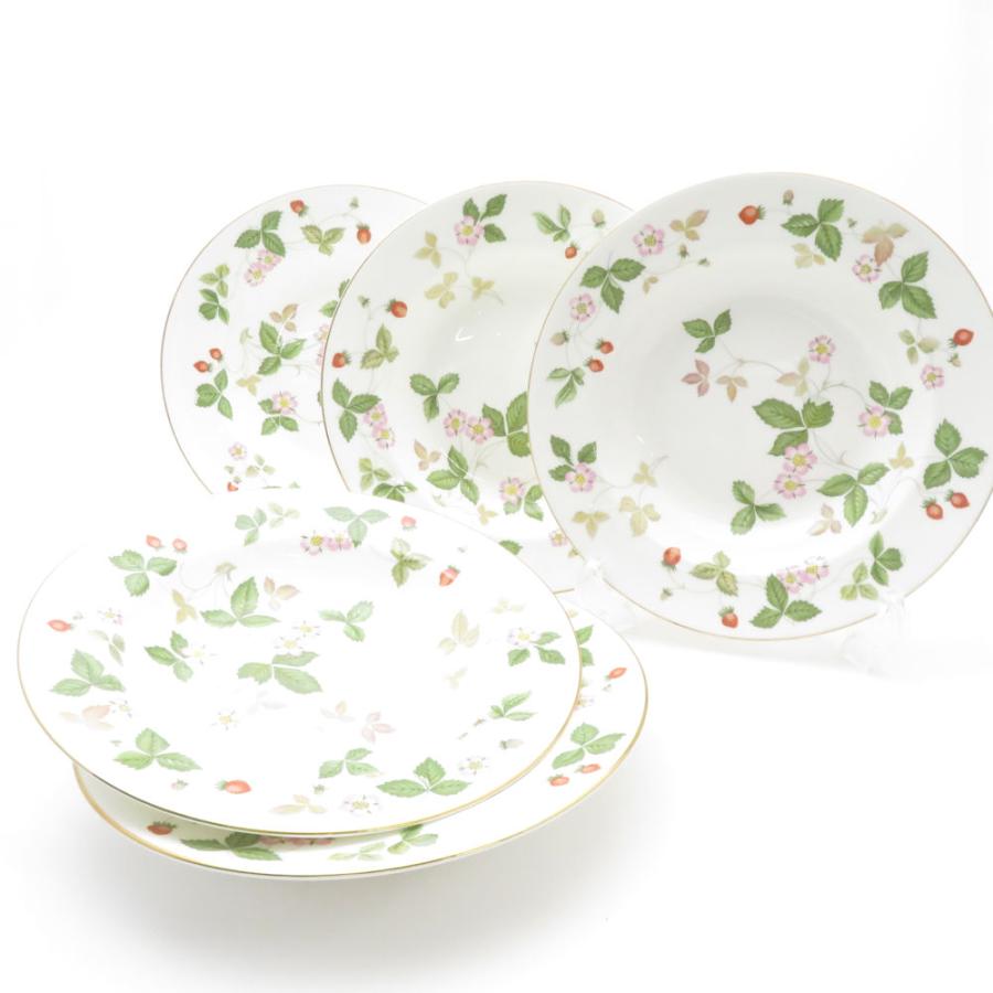 未使用】 ワイルドストロベリー スープ皿 プレート 4枚set 【公式通販】