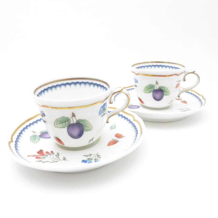 Richard Ginori - ☆きなママ様☆イタリアンフルーツ　デミタスカップ&ソーサー　2客 Richard Ginori 美品 リチャードジノリ イタリアンフルーツ