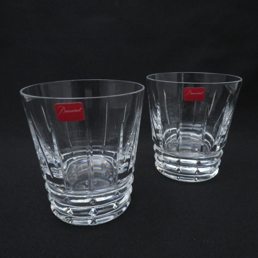未使用 Baccarat バカラ アルルカン タンブラー 2客 ペア ロックグラス  