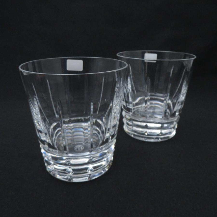 未使用 Baccarat バカラ アルルカン タンブラー 2客 ペア ロックグラス  